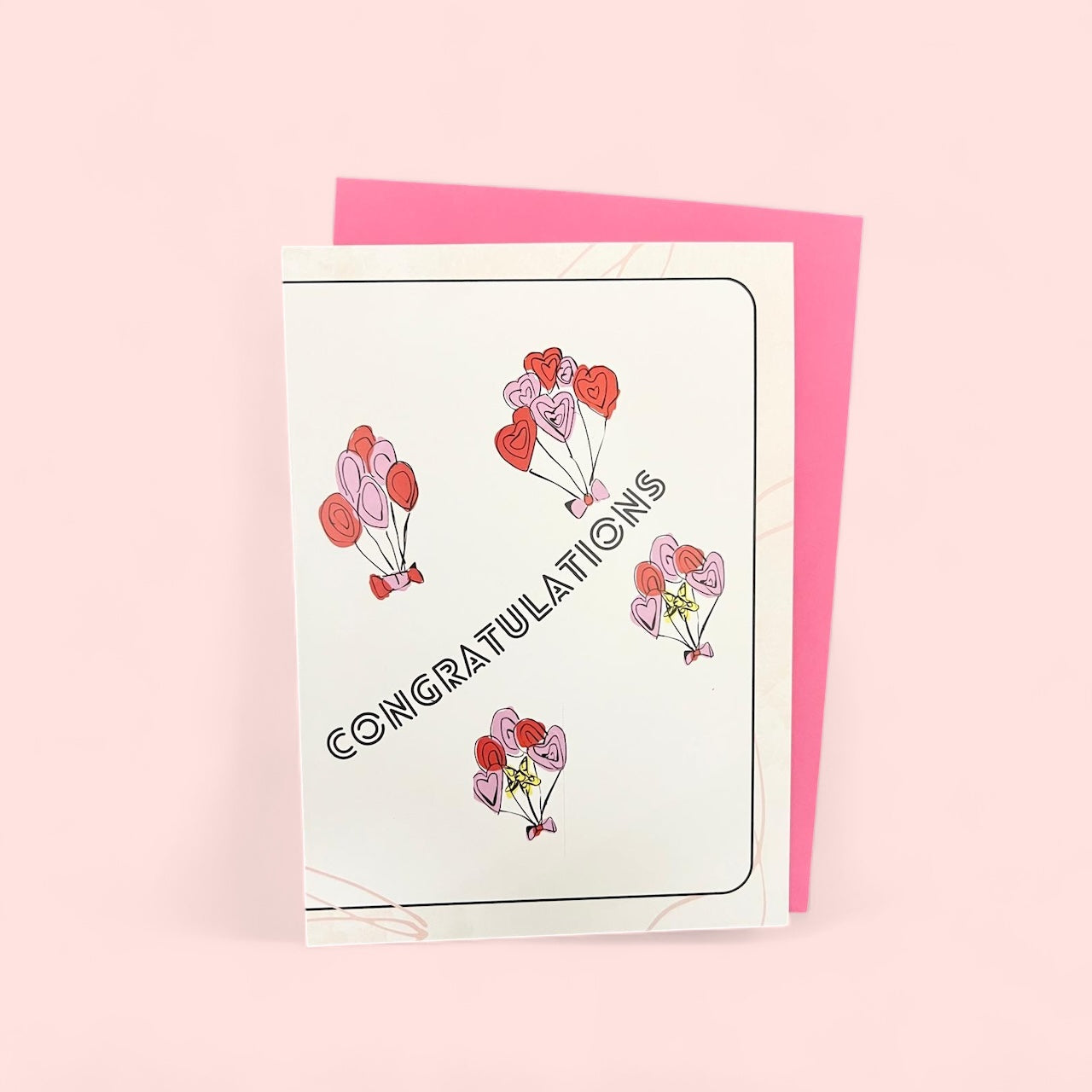 Congratulations - Heart Balloons