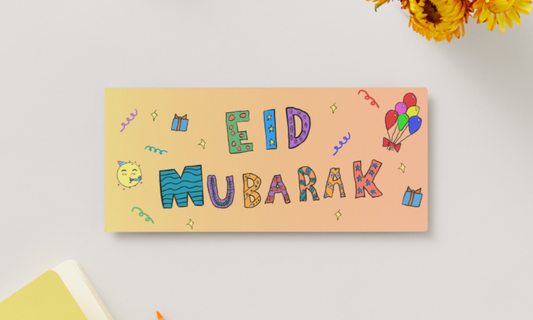 Eid Money Holder (Orange)