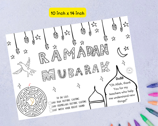 Ramadan Scribble Mats (Set of 15 sheets)