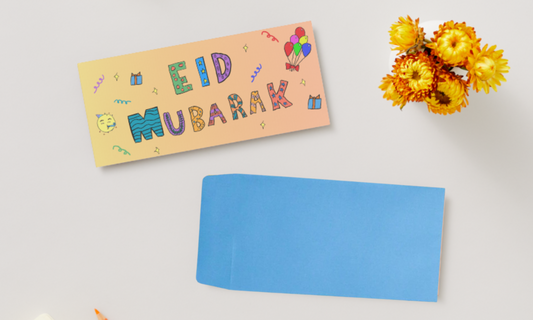 Eid Money Holder (Orange)
