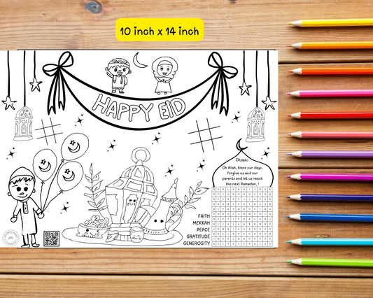 Ramadan Scribble Mats (Set of 15 sheets)