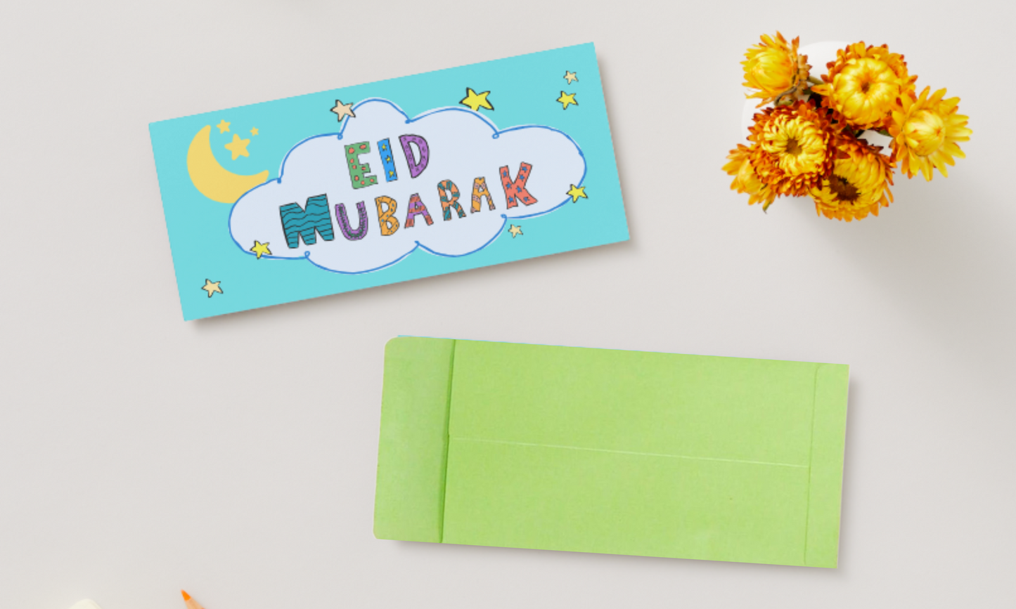 Eid Money Holder (Blue)